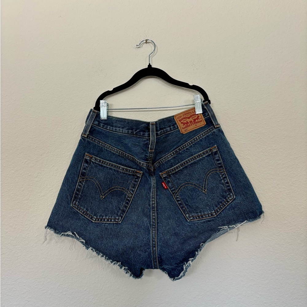 Levi's Women's Dark Blue Jean Shorts